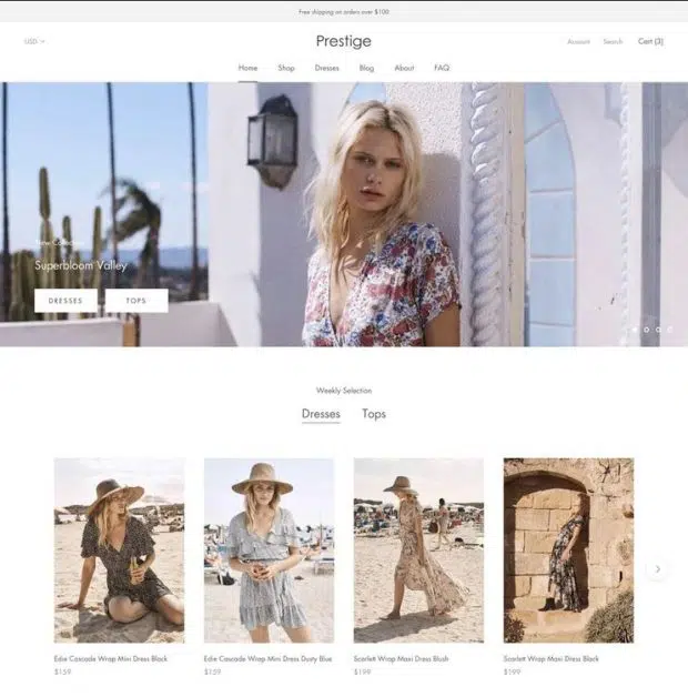Prestige Shopify Theme