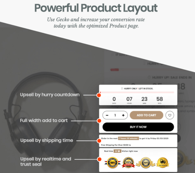 Product Detail Layouts 