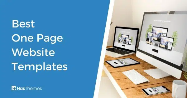 single page website templates
