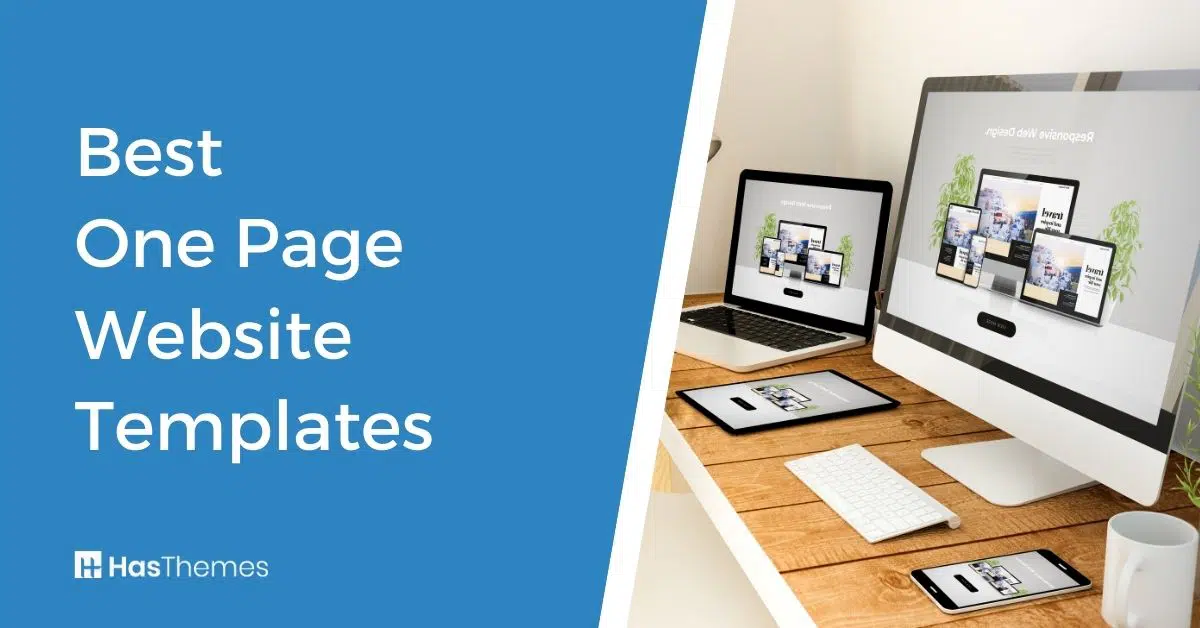 single page website templates