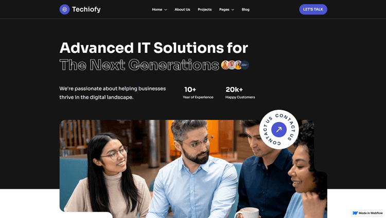 Techiofy - IT Company Website Template