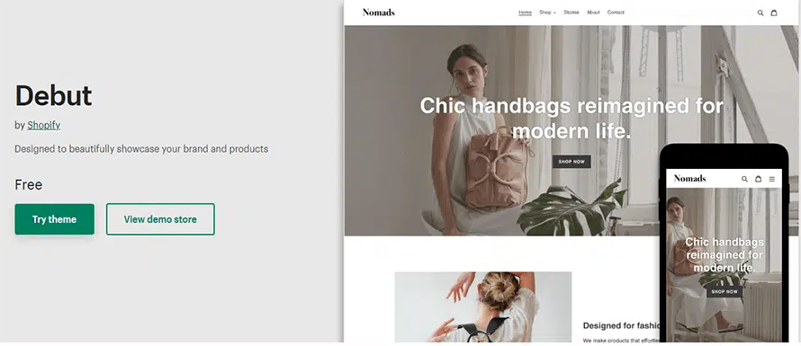 Debut Shopify Theme
