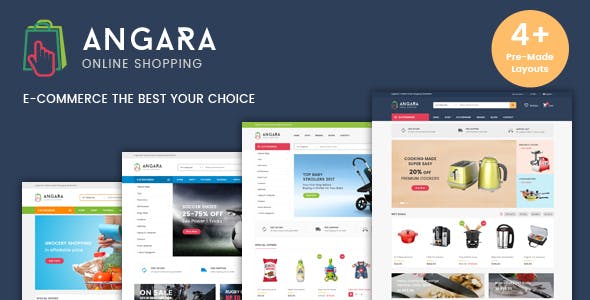 Angara Organic Sports Store HTML Template