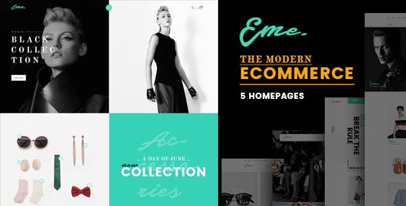 Eme Fashion, Boutique, Tailoring Website Template using Bootstrap 5