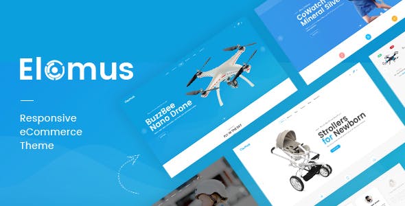 Elomus – Single Product Shop HTML Template