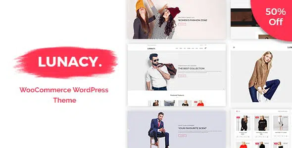 Lunacy WooCommerce WordPress theme