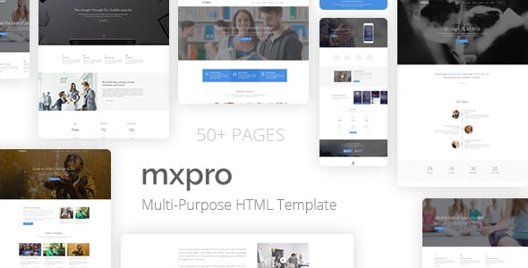 Mxpro MultiPurpose HTML5 Template