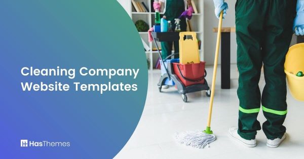 Cleaning Company Website Templates