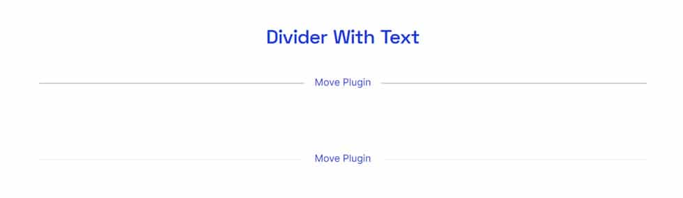Elementor Divider widget by Move Addon 