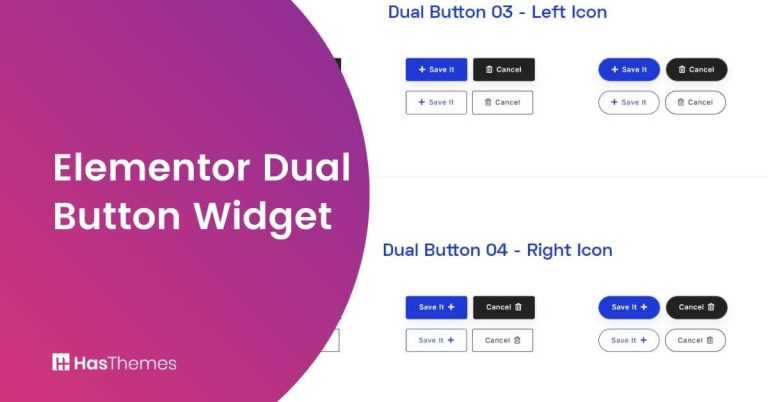 Elementor Dual Button Widget