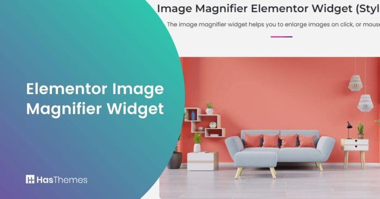 Elementor Image Magnifier Widget