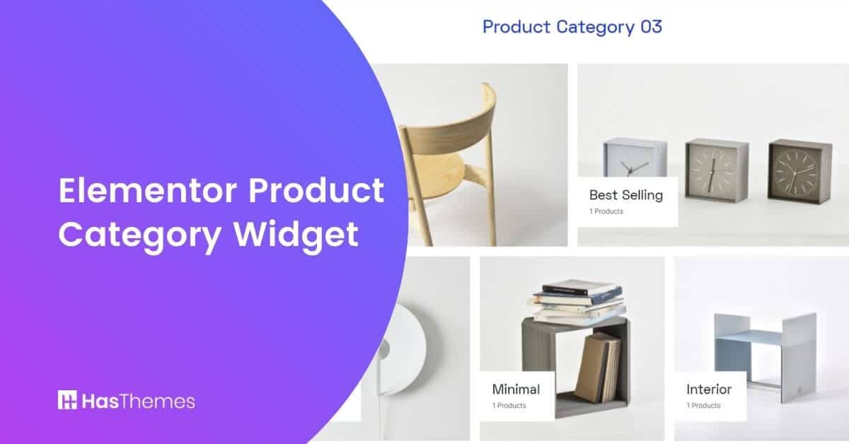 Elementor Product Category Widget