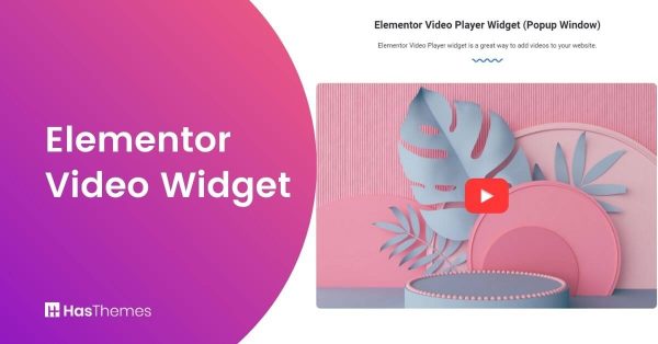 Elementor Video Widget