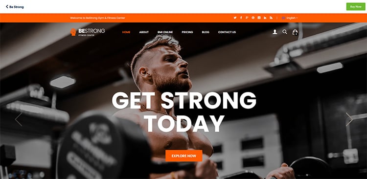 Be Strong - HTML5 Bootstrap Template