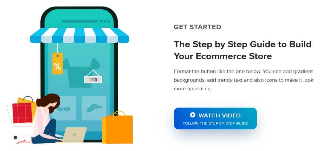 Elementor marketing button widget