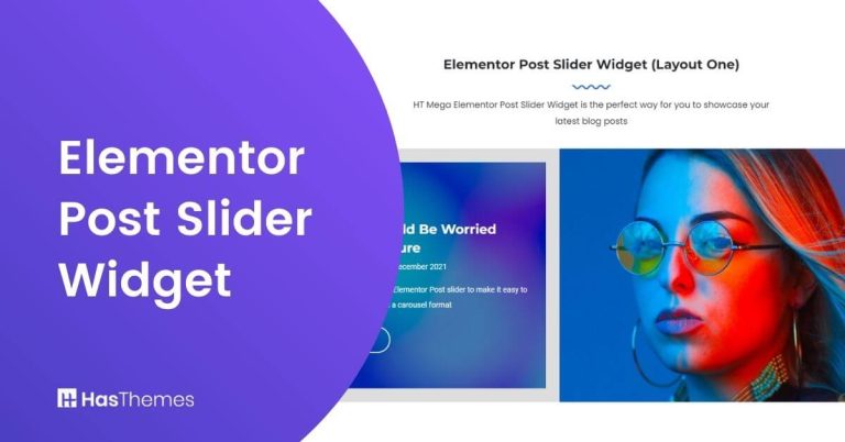 Elementor Post Slider Widget