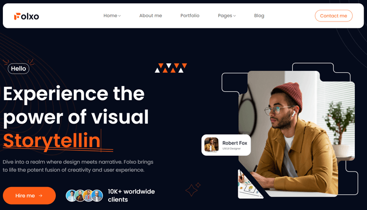 Folxo Portfolio Website Template