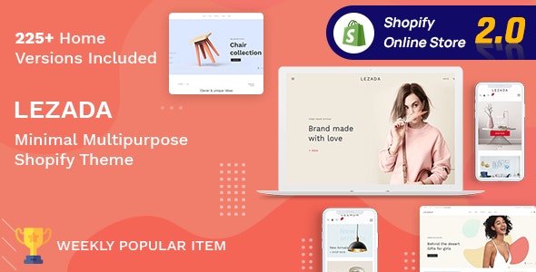 Lezada Fully Customizable Multipurpose Shopify Theme