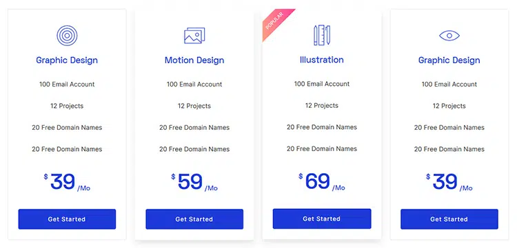 Elementor Pricing Table Widget by Move Addons