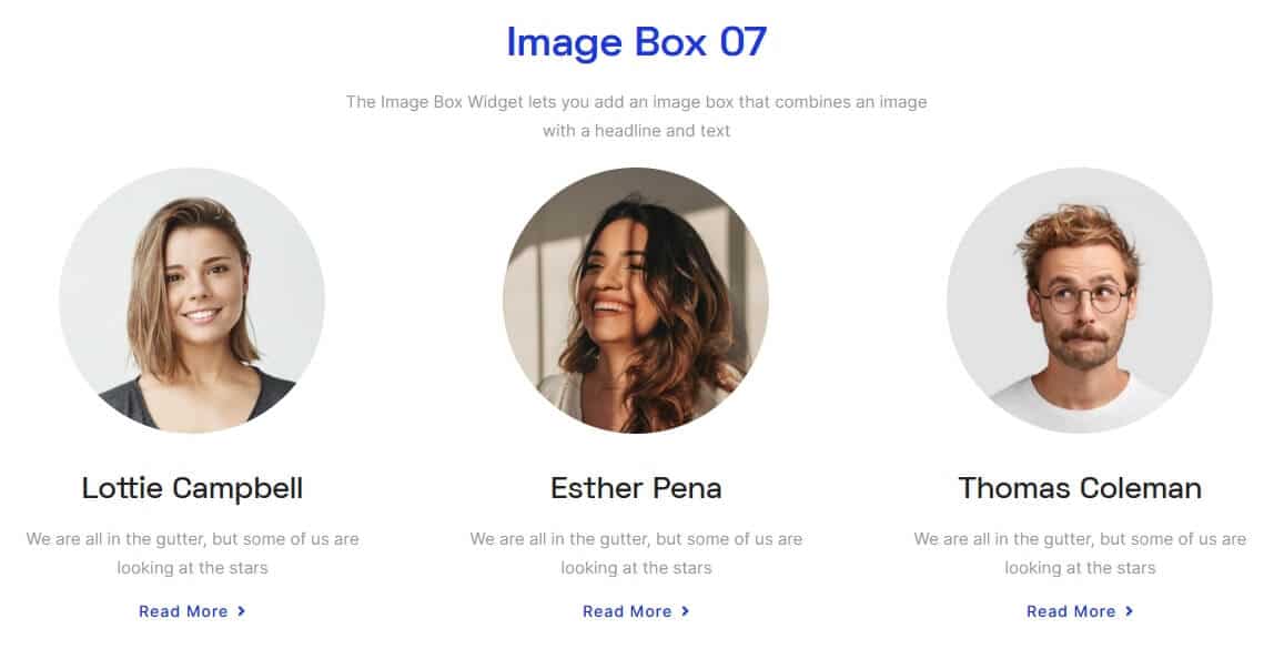 Image Box Widget for Elementor