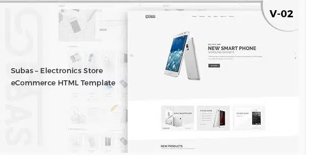 Subas – Electronics eCommerce Bootstrap Template