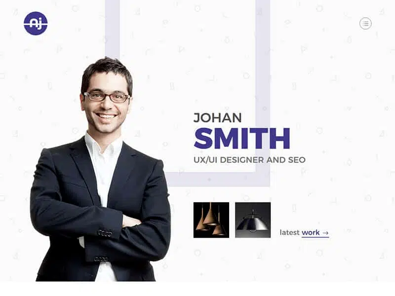 Aj – Personal Portfolio Template