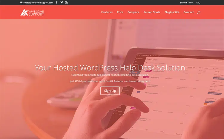 Awesome Support - support ticket system wordpress plugin