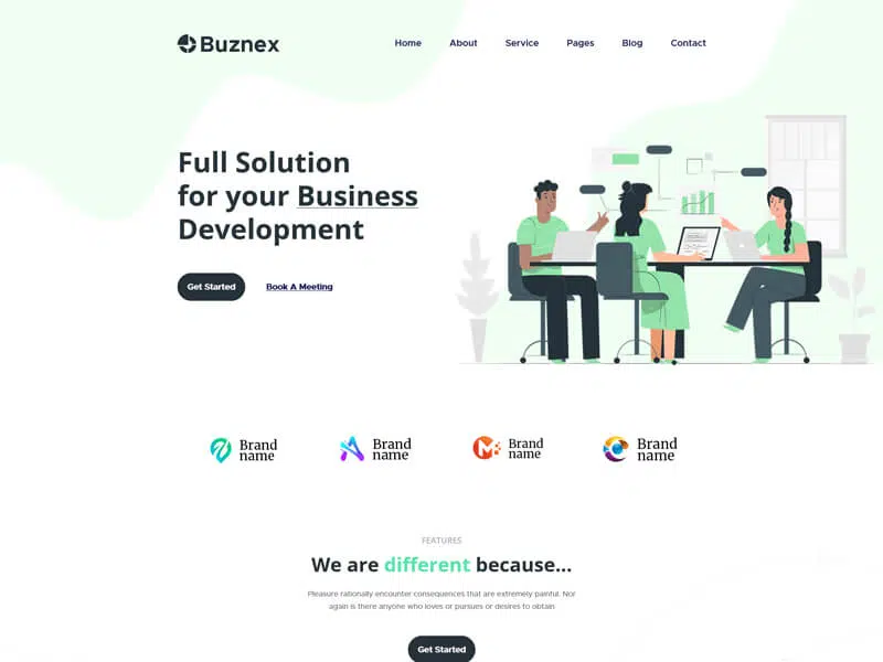 Buznex – Corporate Business Bootstrap5 Template
