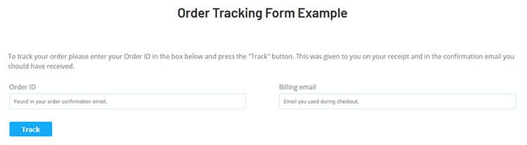 Element Pack Tracking Form widget