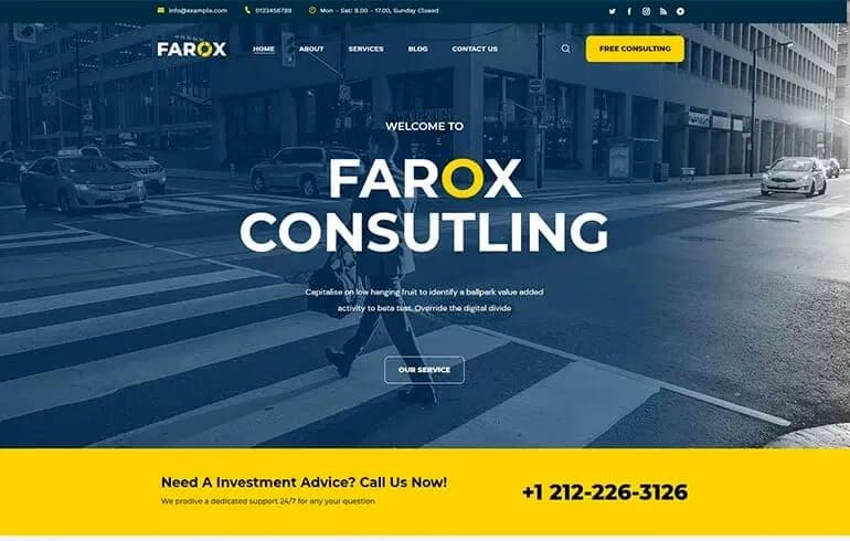 Farox - HTML5 Bootstrap Template