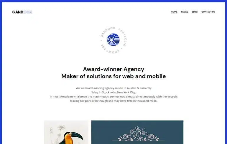 Gandoor - HTML5 Bootstrap Template