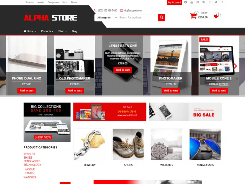 Alpha Store - Best WooCommerce Theme