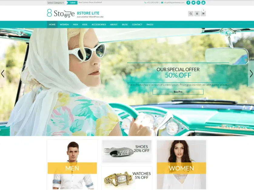 EightStore Lite - Best WooCommerce Theme
