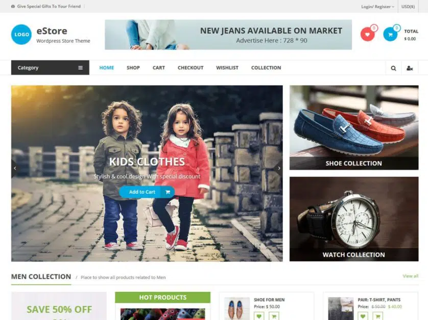 eStore - Best WooCommerce Theme