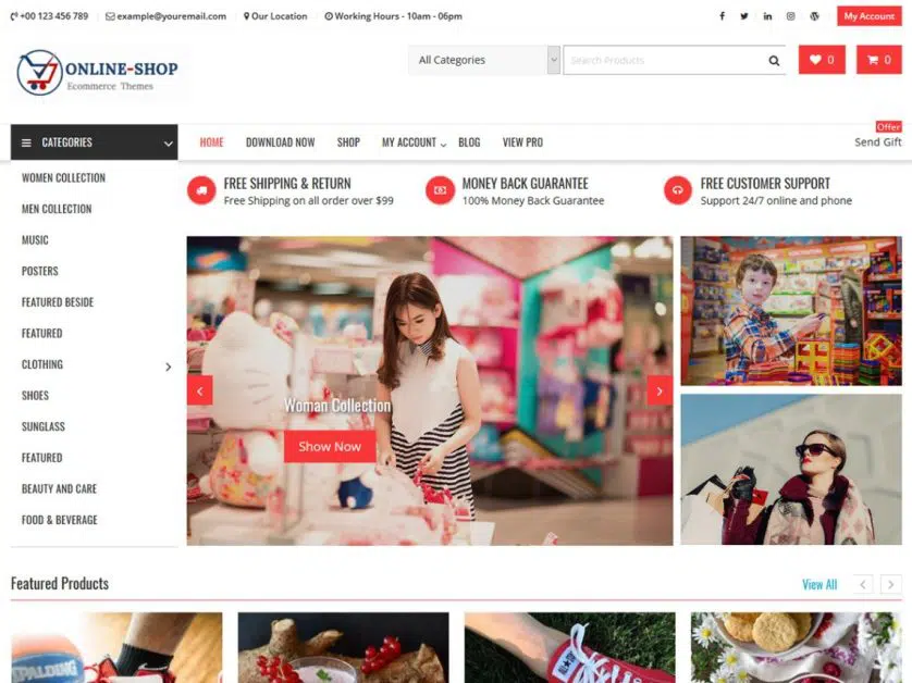 Online Shop - Best WooCommerce Theme