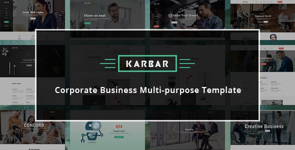 Karbar – Multipurpose HTML Template