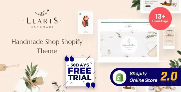 LeArts – Handmade Shop Shopify Theme