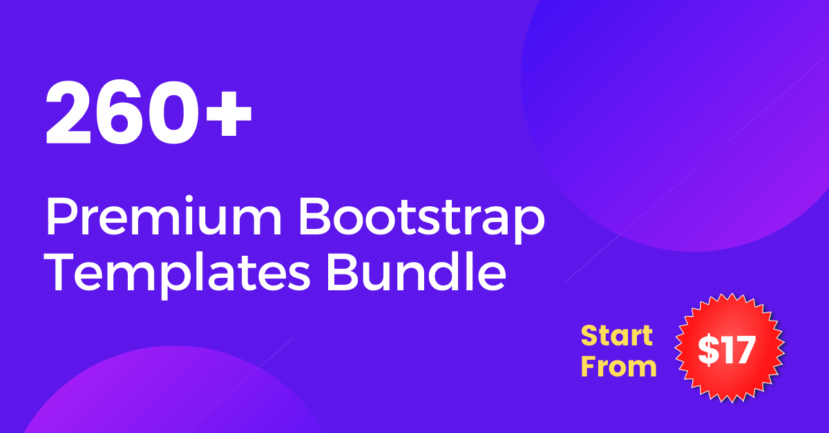 bootstrap templates bundle