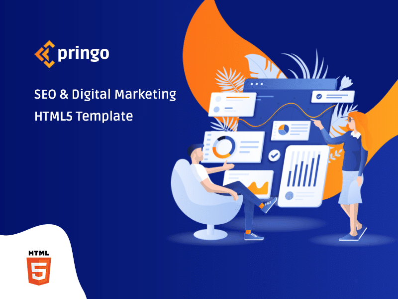Pringo – Digital Marketing Bootstrap 5 Template