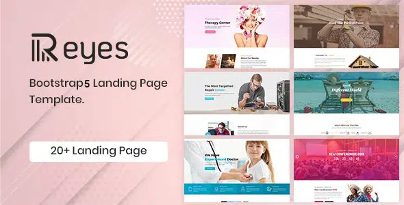 Reyes – Multipurpose Landing Page HTML Template