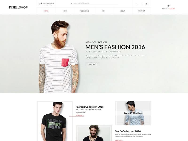 Sell Shop – Fashion Store HTML Template