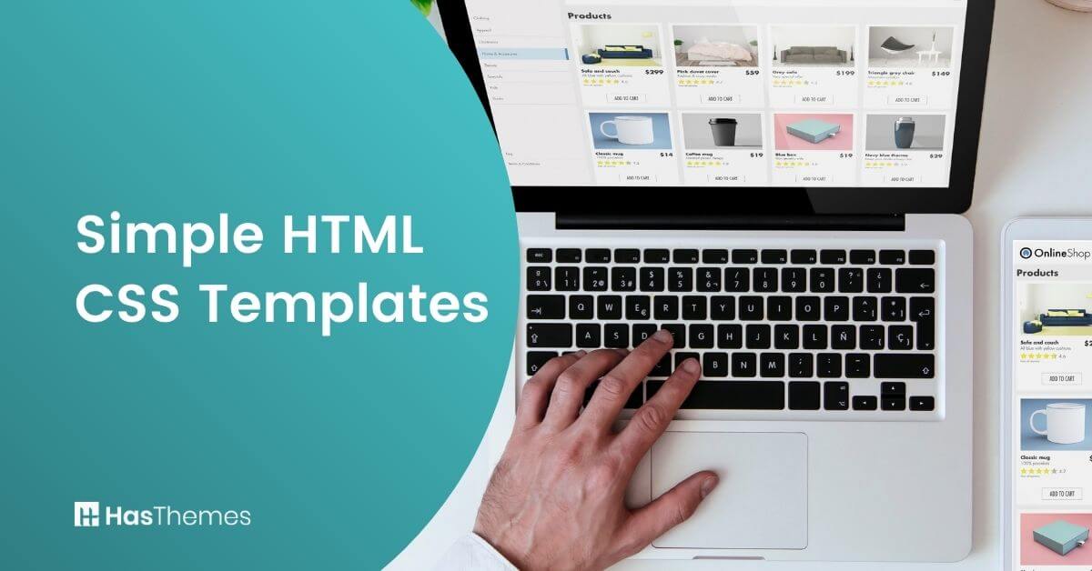 Simple HTML and CSS Templates
