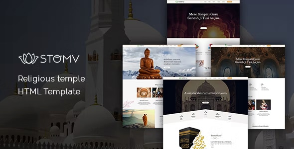 Stomv – Religious temple HTML Template