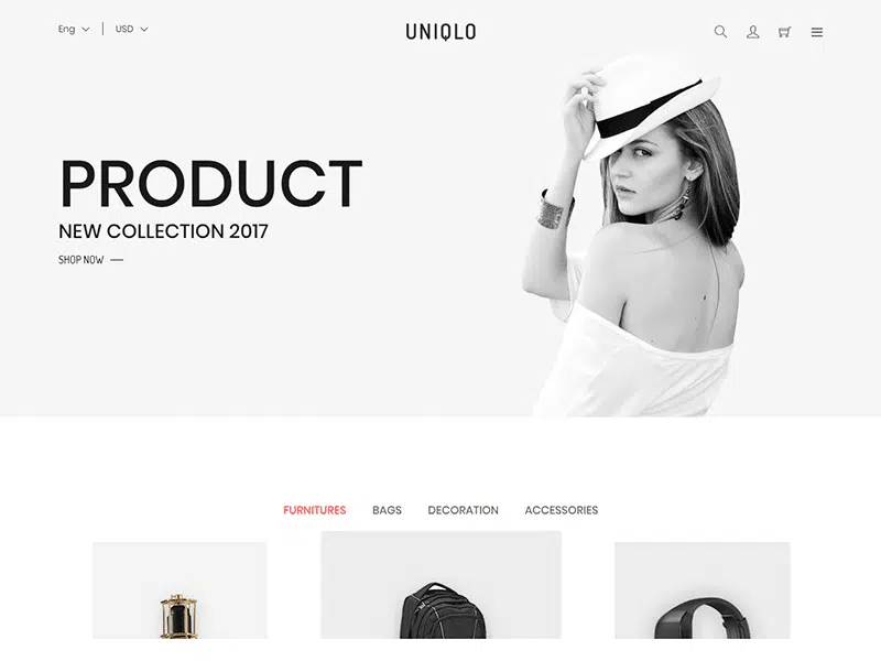 Uniqlo – Minimal HTML Template
