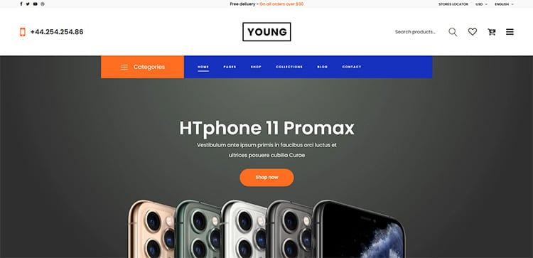 Young Multipurpose eCommerce HTML Template