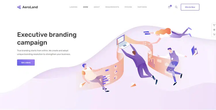 Aeroland - App Landing HTML Template