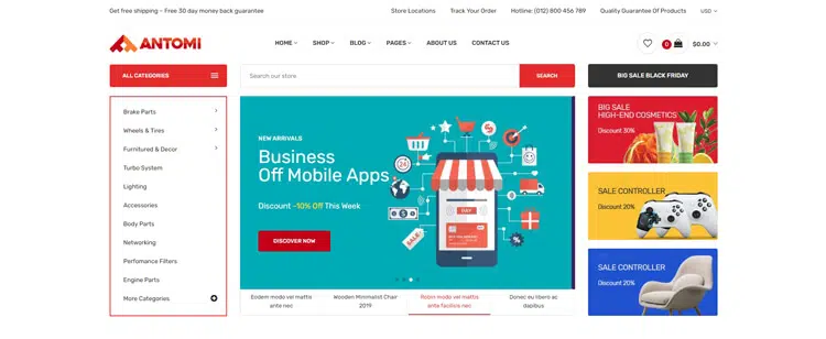 Antomi - Multipurpose Shopify Theme