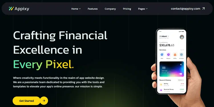 Appixy - Technology Website Template