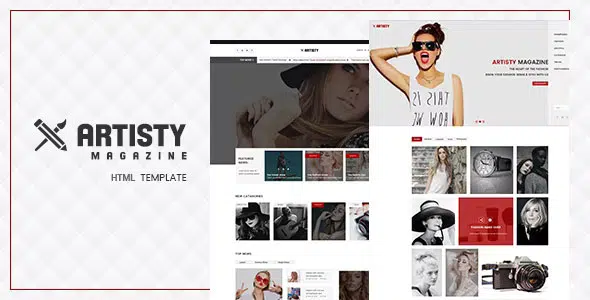 Artisty – A News and Magazine HTML Template