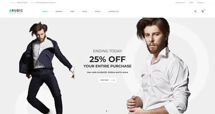 Fashion Shopify Theme – Arubic